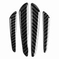 thumbnail image 1 of 4 Uds. Protector de borde de puerta de fibra de carbono tiras protectoras de parachoques cubierta embellecedora Universal para coche, 1 of 5