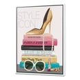 thumbnail image 1 of Paris Glamourous Gold Style IV - Fashion Framed Canvas, 1 of 3