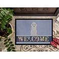 thumbnail image 3 of Carolines Treasures BB5671MAT Bedlington Terrier Blue Welcome Door Mat Indoor Rug or Outdoor Welcome Mat 18x27 Doormat, 3 of 4