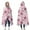 Halloween Pink Ghosts-1, variant on Wearable Blanket,Halloween Pink Ghosts and Witchy Elements Hooded Wearable Flannel Blanket for Adults & Teens,Winter Poncho Shawl Wrap Cape Cozy Anti-Pill,50"x60"