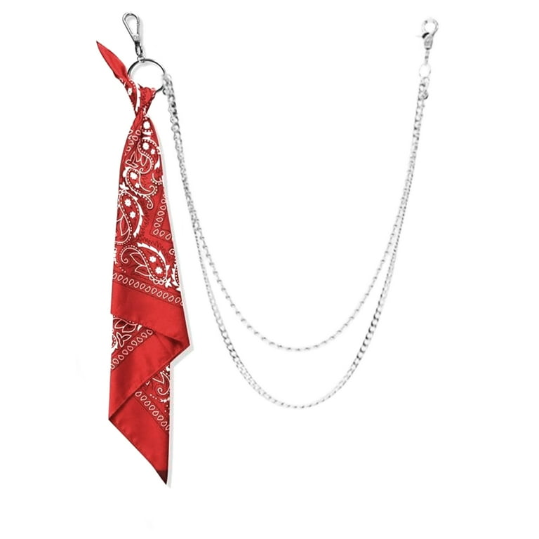 AOOOWER Hip Hop Paisley Biker Bandana with Double Layer