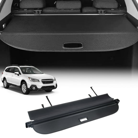 WheelX Retractable Cargo Cover Compatible with Outback 2015 2016 2017 2018 2019 Accessories, Trunk Cover Retractable Anti-Peeping Luggage Privacy Security Shield Shade Cover(Only for Power Liftgate)