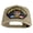 Khaki, variant on Operation PTSD Vet Patched Solid Cotton Twill 5 panel Mesh Back Cap - Black OSFM