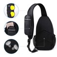 thumbnail image 3 of Mochila bandolera tipo bandolera para viajes, senderismo, mochila de día, 3 of 5