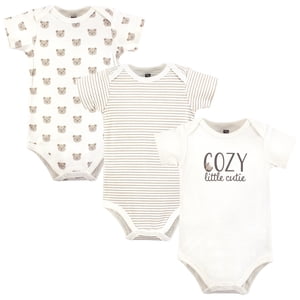 Hudson Baby Cotton Bodysuits, 12-18 Months