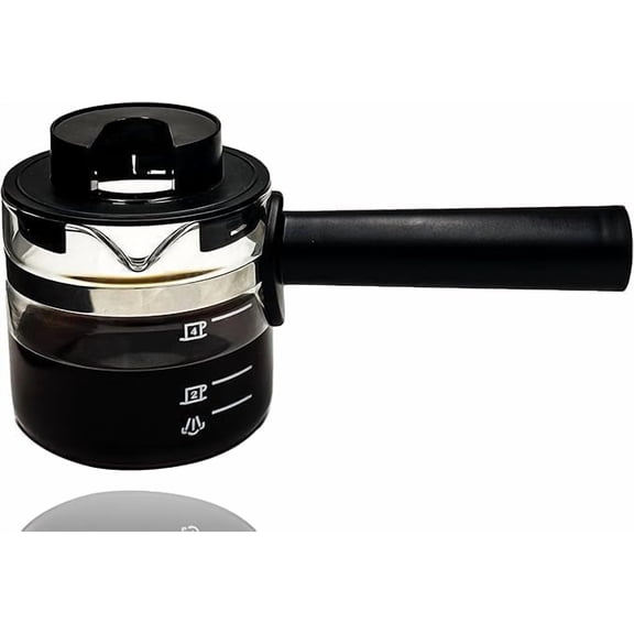 4 Cup Glass Espresso Coffee Carafe Compatible with Mr. Coffee, Krups, Salton, DeLonghi, Imusa coffee maker