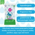 thumbnail image 6 of (2 pack) Dapple Baby Plant-Based Breast Pump Cleaning Wipes, Fragrance Free, 1 Resealable Pack, 25 Wipes, 6 of 10
