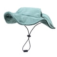 thumbnail image 2 of TISHITA Dog Hat Adjustable Drawstring Sun Protection for Small Medium Large Dogs Outdoor XS Grreen, 2 of 8