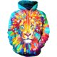 thumbnail image 1 of WILLBEST Sudaderas De Hombre Sudadera con Capucha con Estampado Gráfico 3D para Hombre, Sudaderas con Capucha y Bolsillo XXGrande, 1 of 2