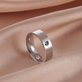 thumbnail image 2 of Twelve Constellation Rings Stainless Steel 12 Horoscope Zodiac Virgo Leo Sign Aries Pisces Rings For Women Men Fashion Jewelry, 2 of 5