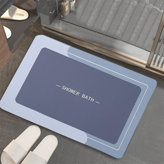 kkbbma under $5 Bath Mat - Highly Absorbent, Non-Slip Diatomite Stone Bath Mats for Bathroom, Diatomaceous Earth Bath Mat, Quick Drying Bath Mat, Shower Stone Mat