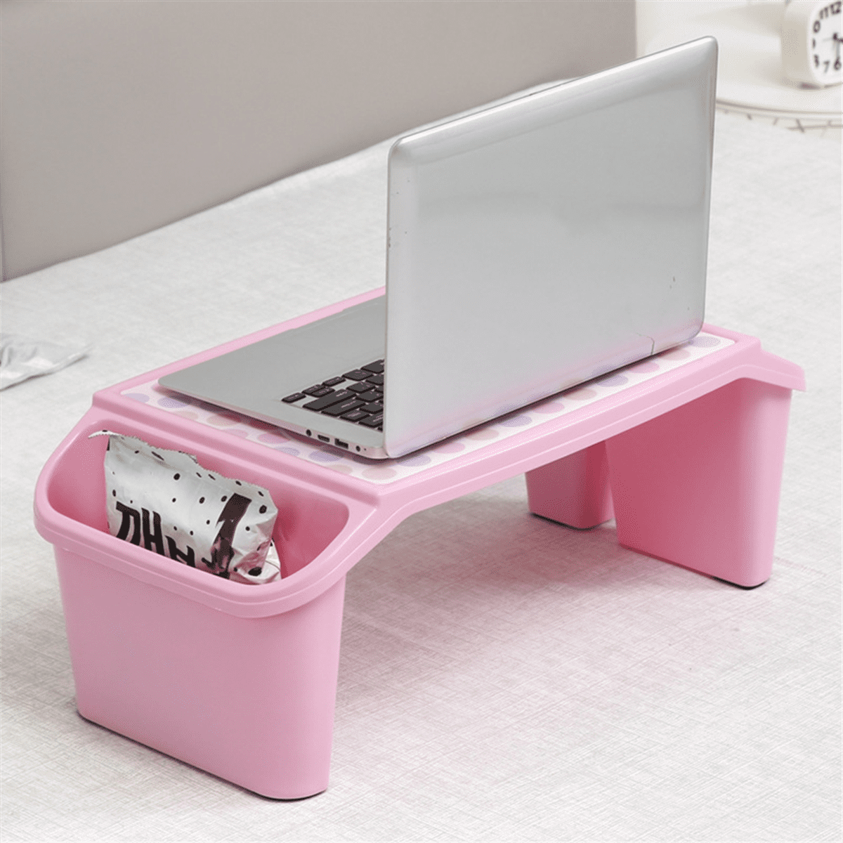 HOT Kids Lap Desk Tray, Portable Tray Plastic for Bed Classroom Laptop Car Activity Dining Floor Pink