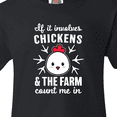 thumbnail image 4 of Inktastic If It Involves Chickens & The Farm Count me in Youth T-Shirt, 4 of 5