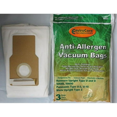 Vacuum Cleaner Bags 6 Kenmore 50688 50690 Upright Panasonic U 2 Vacuum Cleaner Bags 6 Kenmore 50688 50690 Upright Panasonic U 2 10