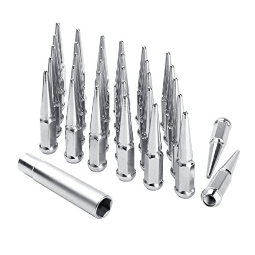 solid chrome lug nuts