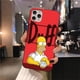 thumbnail image 1 of Funda de teléfono con dibujos animados para iphone, carcasa de la familia de Los Simpson, para modelos 14, 13, 12, 11 Pro, Mini, XS Max, 8, 7 Plus, X, SE, 2020 y XR Fivean unisex, 1 of 2