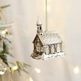 thumbnail image 4 of Christmas Decorations Indoor Christmas Plated Castle Pendant Christmas Tree Ornament Christmas Day Living Room Ambiance Decoration Outdoor Decor, 4 of 6
