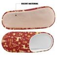 thumbnail image 4 of Chaqlin Christmas Theme Pattern House Shoes House Shoes Women Slip On Comfortable Sole Lightweight Easy On Memory Foam Indoor Hotel Slippers, 4 of 7
