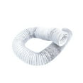 thumbnail image 2 of Flexible Dryer Vent Hose Exhaust Pipe Exhaust Hose Aluminum Foil Ducting Exhaust Duct for Heating and Cooling Green Houses Boat Blower Fan Vent 5.91inch, 2 of 8