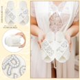 thumbnail image 2 of Zapatillas Xtinmee con inicial de boda personalizada para novia MRS, 2 of 6