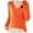 Orange, variant on PUYAHG Casual T Shirts Top Womens Solid Color Long Sleeve V Neck Knit Sweater Wool Pullover Sweater Base Blouses for Ladies Yellow,2XL