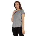thumbnail image 3 of Inkmeso T-Shirt à Manches Courtes Uni pour Femmes Coupe Régulière Décontractée T-shirts Basiques Doux, 3 of 7