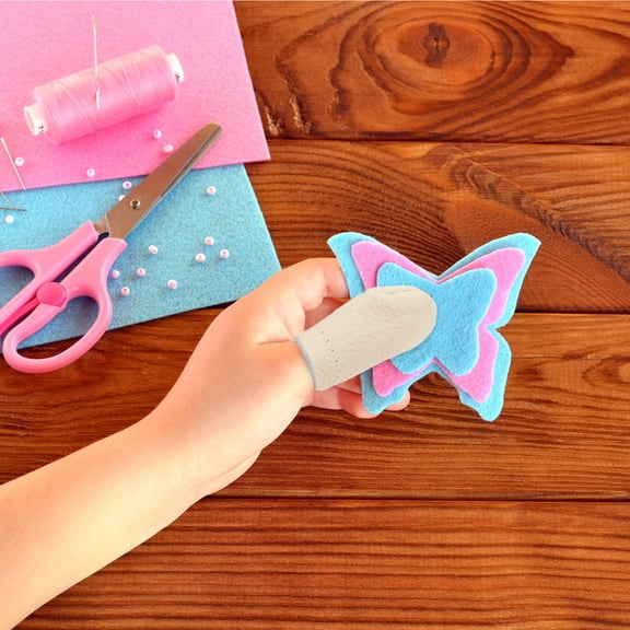 COOPHYA 10 Pairs Finger Protector Thimble for Fingers in Random Color for Sewing