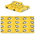 thumbnail image 2 of SKYSONIC 3 Pack Towel Yellow Polka Dot Panda Cotton Bath Towel Set (1 Bath Towel, 1 Hand Towel, 1 Washcloth) for Bathroom, Super Soft and Quick Dry Towels, 2 of 7