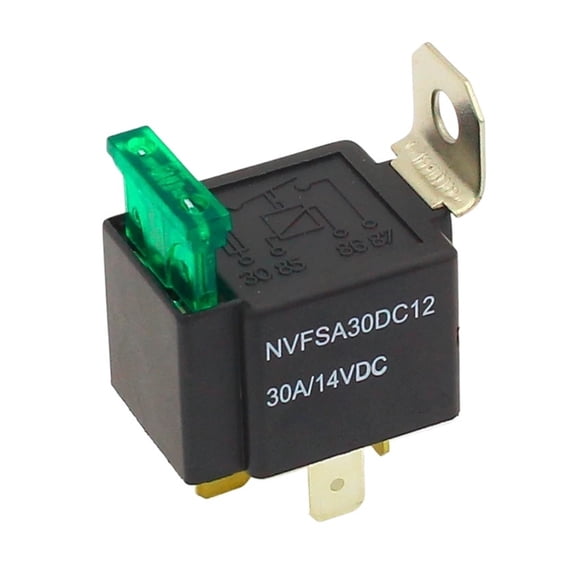 Relays top grade quality 4 pin 30A auto relay with fuse, coil voltage 12VDC relais