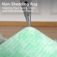 thumbnail image 6 of Cydiria Modern Soft Abstract Faux Wool Area Rug, 5' x 8', Green, 6 of 8