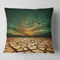 thumbnail image 2 of Designart 18" x 18" Blue Polyester Throw Pillow, 2 of 5