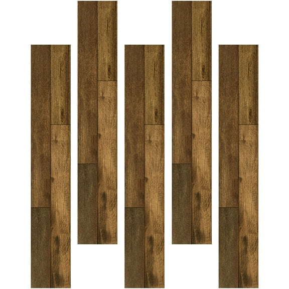 HAKIDZEL Floor Planks Black 5Pack 15x90cm