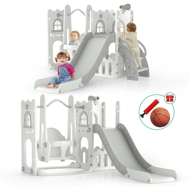 Playground Equipment Soft Play Set Grey MeowBaby Corduroy Soft