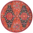 thumbnail image 4 of SAFAVIEH Heritage Dudley Floral Wool Runner Rug, Rust/Multi, 2'3" x 8', 4 of 9