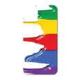 thumbnail image 3 of DistinctInk Custom SKIN / DECAL compatible with OtterBox Symmetry for iPhone 11 (6.1" Screen) - Rainbow Paint Dripping - Rainbow Art Supplies, 3 of 5