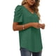 thumbnail image 3 of Camisa De Verano, Camisa Casual De Mujer Suave De Tela Elástica Ligera Para La Oficina Para El Hogar ANGGREK No, 3 of 6