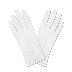 Deluxe Theatrical Gloves (white) Party Accessory  (1 count) (1