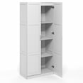 thumbnail image 4 of Furinno Robin Storage Kitchen Cabinet with 2 Doors 30W in White, 4 of 11