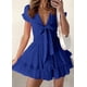 thumbnail image 5 of Vestido PRETTYGARDEN 2025 Verano Cuello en V con Volantes y Lazo - XXL, 5 of 6