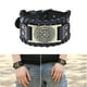 thumbnail image 5 of Brazalete Yinane Pulseras Anchas de Puño Cuero Bronce para Hombre, 5 of 8