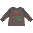 thumbnail image 3 of Inktastic Mommom and Poppop Love Me Boys or Girls Long Sleeve Toddler T-Shirt, 3 of 5