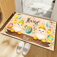 thumbnail image 1 of TIMIFIS Polyester Easter Cushion, Easter Bunny Holiday Decoration Floor Mat Entry Door Mat Home Entry Foot Mat Home Decor, 1 of 6
