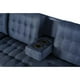 thumbnail image 3 of Sala Modular Doble Chaise Makora Marietta con Memory Foam Color Azul Lino Respaldo Reclinable de 3 Posiciones, 3 of 7