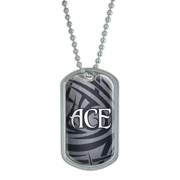 Male Names - Ace - Dog Tag