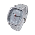 thumbnail image 2 of Resicozy Women's Watches Silicone Strap Square Dial Fashion Classic Ladies Wrist Watch Water Resistance and Lightweight Watches Gray, 2 of 3