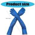 thumbnail image 3 of GRABLOOM Long Sequined Gloves for Women Formal Event Club Gloves Evening Party Gloves, 3 of 8
