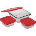 Pyrex Simply Store‚ ValuePlus Pack‚ Glass Food Containers 6 pc Pack