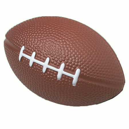US Toy Soft Foam Safe Mini Football Tailgate 4in Party Favors, Brown, 12