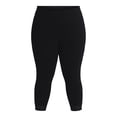 thumbnail image 5 of Terra & Sky Women's Plus Lace Capri Leggings, Size 0X-5X, 5 of 5