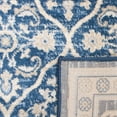 thumbnail image 6 of SAFAVIEH Brentwood Gillian Floral Runner Rug, Navy/Light Gray, 2' x 16', 6 of 10